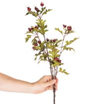 Itens Ramo artificial de espinheiro com bagas vermelhas, decoração, 110 cm