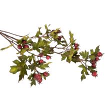 Itens Ramo artificial de espinheiro com bagas vermelhas, decoração, 110 cm