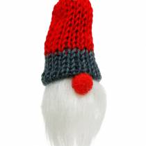 Itens Gnomo com chapéu pontudo para pendurar vermelho, branco, cinza L10-12cm 12pcs