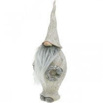 Itens Duende decorativo com barba e guirlanda Duende de Natal 14x×12×36cm