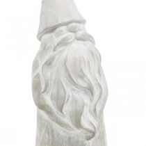 Figura Deco pixie concreto natal pixie cinza H39,5cm