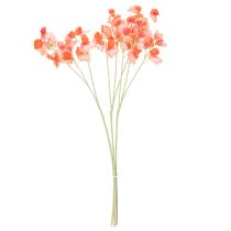 Itens Ramo artificial de ervilha-de-cheiro, decoração romântica para sala de estar ou banheiro, 68 cm, 3 peças.