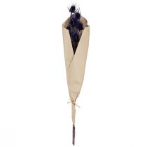 Itens Carda Selvagem Flores Secas Cardo Cardo Roxo 55cm 10 cabeças