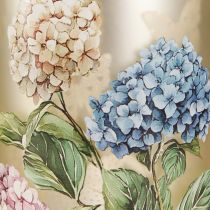 Itens Porta-velas de vidro com motivo floral para momentos de convivência harmoniosos, 18 cm