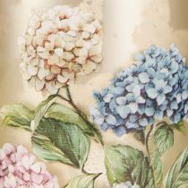 Itens Lanterna decorativa de vidro com design floral para dar um toque de estilo à sua casa, 8 cm, conjunto de 4 peças.
