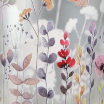 Itens Lanterna de vidro papoula prado prateado Alt.12,5 cm 2 unidades
