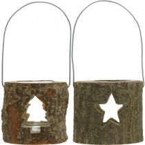 Itens Suporte Tealight para pendurar Suporte Tealight madeira 7,5cm 2uds