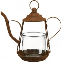 Lanterna bule vidro vidro pátina decoração Ø15cm A26cm