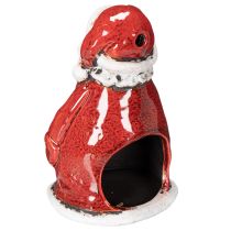 Itens Papai Noel decorativo como porta-velas com estrelas, decoração de mesa, 15 cm