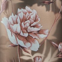 Itens Lanterna de vidro marrom prata rosa peônias H18cm