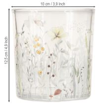 Itens Lanterna elegante com design de borboleta para decoração harmoniosa do ambiente, 12,5 cm, conjunto de 4 peças.