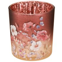 Itens Elegante castiçal com motivos florais para criar um ambiente aconchegante, 8cm, conjunto de 4 peças.