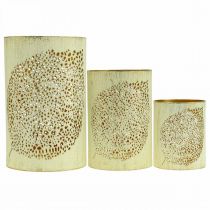 Itens Lanterna de outono decoração de metal H20.5/15.5/10.5cm conjunto de 3