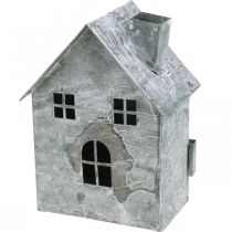Itens Lanterna de metal, shabby chic, decoração de Natal, caiada de branco, aspecto antigo Alt.14,5cm