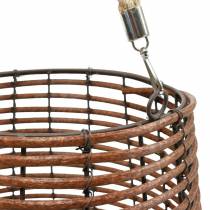 Itens Vela em cesto, lanterna com pega, decoração de velas, lanterna de cesto Ø24cm H34cm