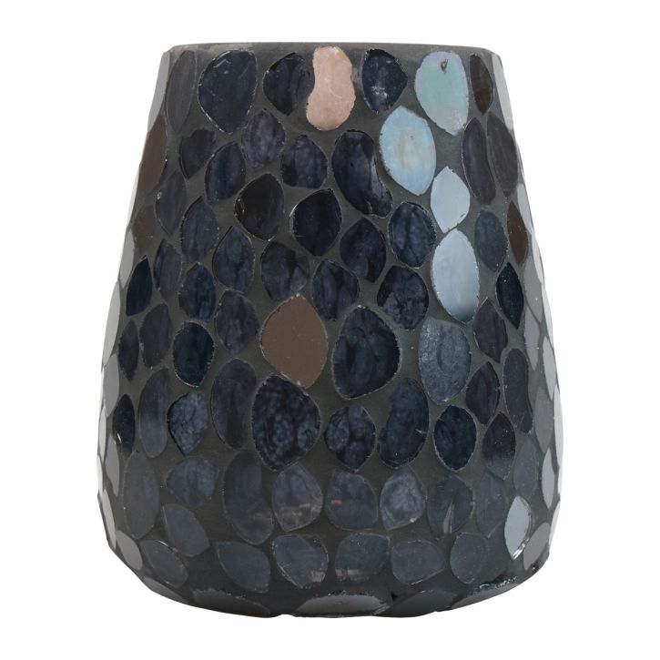 Itens Lanterna castiçal de Natal preto Ø11cm 2 unidades