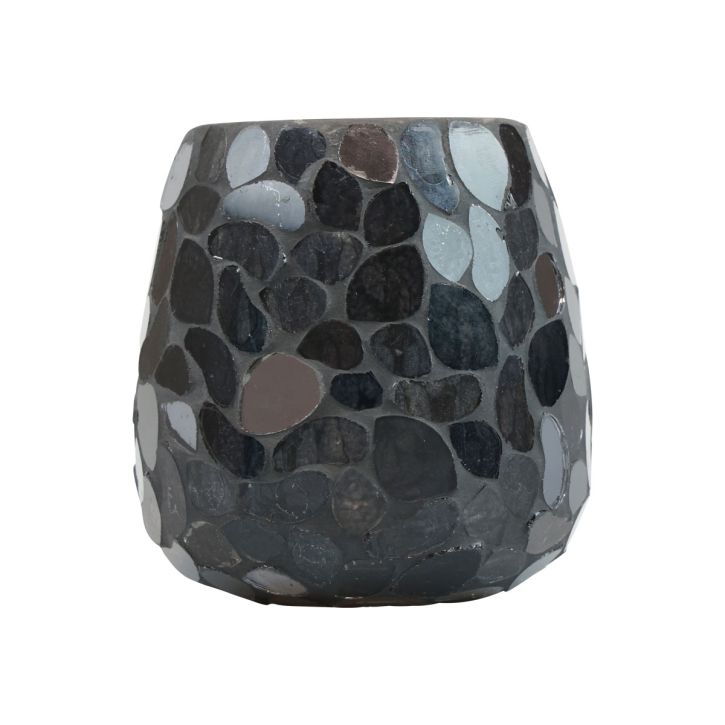 Itens Lanterna castiçal de Natal preto Ø10cm 2 unidades