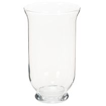Itens Castiçal/vaso de vidro para decoração de interiores com elegância clássica, 25 cm