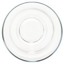 Itens Castiçal/vaso de vidro para decoração de interiores com elegância clássica, 25 cm