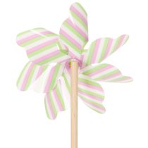 Itens Estaca de jardim em formato de moinho de vento, decoração atraente para pátio, jardim e varanda, 47 cm, 3 peças
