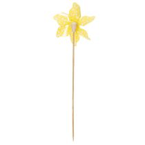Itens Estacas para flores, estacas de jardim para decoração de primavera, uso externo, 28 cm, 12 peças
