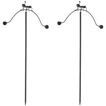 Itens Decoração de formiga carrilhão de vento estaca de jardim metal 66cm 2 peças
