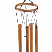 Carrilhão de vento carrilhão de metal pássaro de jardim pátina 22,5x82cm