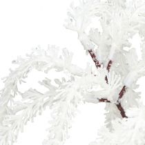 Itens Ramo decorativo de salgueiro chorão decoração de inverno glitter branco 82 cm 2 unidades