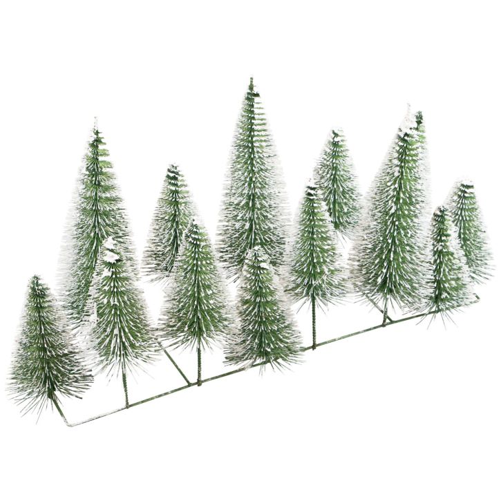 Decoração de floresta de inverno decoração de mesa de inverno 46×15cm