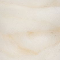 Itens Cordão de lã, fita de lã branca, 2 m, lã decorativa para artesanato e embrulho.