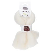 Itens Cordão de lã, fita de lã branca, 2 m, lã decorativa para artesanato e embrulho.