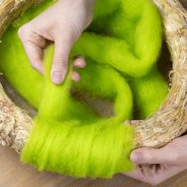 Itens Lã para Decoração e Arranjos Sazonais 2m Verde