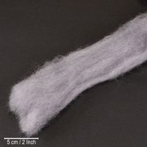 Itens Lã decorativa, lilás claro, 2m de lã feltrada para artesanato e floricultura.