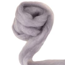 Itens Lã decorativa, lilás claro, cordão de lã de 2m, lã feltrada para artesanato e floricultura.