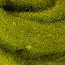 Itens Lã feltrada macia para designs decorativos e arranjos sazonais - 2m - Verde