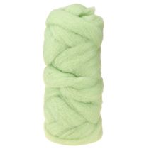 Itens Cordão de lã cordão de feltro fusível de lã verde claro Ø4–5cm 10m