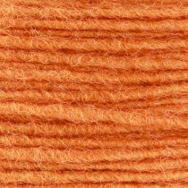 Itens Cordão de lã laranja 3mm 100m