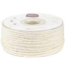 Itens Cordão de lã branco 3mm 100m