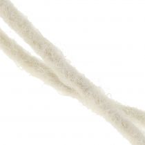 Itens Cordão de lã branco 3mm 100m