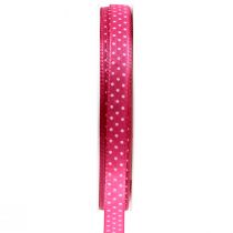 Itens Fita para presente fita decorativa pontilhada rosa 10mm 25m