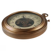Itens Decoração de parede relógio de parede engrenagem bronze creme retrô Ø54cm