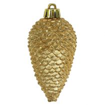 Itens Cones de plástico ouro claro 8cm 6pcs. por enforcamento