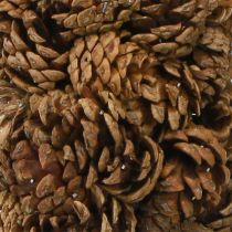 Itens Árvore de Natal de Pinhas, Decoração de Pinhas, Natural, 14×50cm