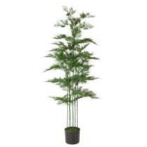 Itens Árvore de bambu artificial, verde, 132 cm, planta de interior