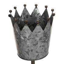 Itens Coroa decorativa com aparência antiga para canteiro de flores ou vaso de plantas, 95 cm