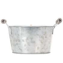 Itens Vela de citronela para exterior em balde: Iluminação ambiente e repelente de insetos, 15 cm