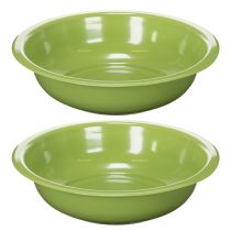 Itens Bandeja para plantio, ideal para decoração com plantas na sala de estar, 29 cm, conjunto com 2 peças.