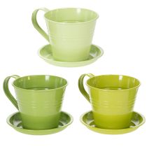 Itens Vaso para plantas, elegante e com design exclusivo, 11 cm, conjunto de 6 peças.