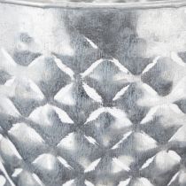 Itens Panela de zinco com alças de corda Ø14,5cm A13cm