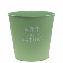 Itens Vaso de flores de zinco Art of Nature verde menta Ø17,5cm A15cm